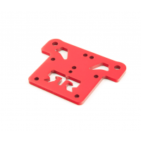 Platine supérieure en aluminium rouge - Arrma