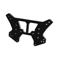 Support d'amortisseurs arrière en aluminium noir - Arrma