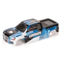 Carrosserie clipless decorée Granite Bleue Arrma