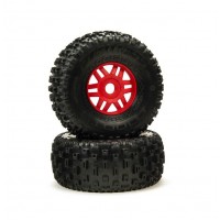 Roues Dboots Fortress SC RED (paire) Arrma Mojave