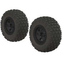 Roues FORTRESS SC 2.2 / 3.0 noir (paire) Arrma