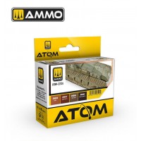 Ammo-Atom Set peinture acrylique effet chenilles ou chaines rouillées