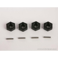 Hexagone de roue 4 pièce(s) – Serie tuning 1/10ème