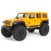 Axial SCX24 2019 Jeep Wrangler Jaune JLU CRC 4WD 1/24e Prête à rouler