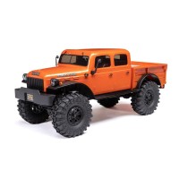 Axial SCX24 Dodge Power Wagon Rock Crawler 4WD Orange 1/24e Prête à rouler