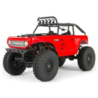 AxIal SCX24 Deadbolt rouge 4WD 1/24e Prête à rouler SUR-COMMANDE