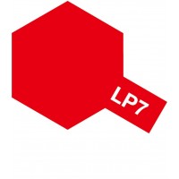 Pot de peinture laquée Tamiya LP-7 rouge pur 10ml