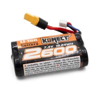 Konect batterie Li-Ion 7.4V 2600mAh XT60 (Funtek)