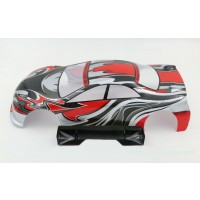 Carrosserie peinte Blackbull 1/10e Touring/Drift 190mm Rouge