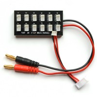 Cordon de charge bananes 4mm vers prise balance (XH) 12 sorties : UMX. 130X