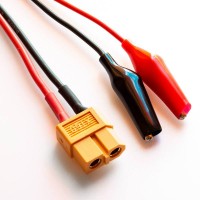 Cordon de charge XT60 femelle vers pinces crocodiles