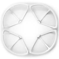 Jeu de 4 protections d'hélices blanches Beez2b pour Phantom 4 DJI