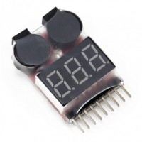 Testeur accus LiPo 1-8S avec alarme