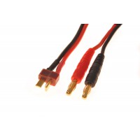 Cordon de charge bananes 4mm vers Dean/T plug mâle