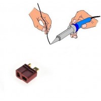 Connecteur Dean/ T plug femelle soudée atelier
