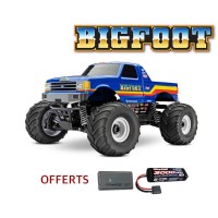 Traxxas BigFoot 4X4 BL-2s HD Clipless 1/10e Accu + Chargeur SUR-COMMANDE