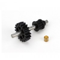 Arbre pignon et poulie anticouple - BLADE 450/330s