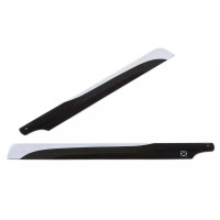 Paire de pales principales en carbone 325mm avec rondelles - BLADE 450X/330X/330S
