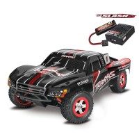 Traxxas Slash 1/16e 4WD Brushed Noir avec accus/chargeur USB SUR-COMMANDE