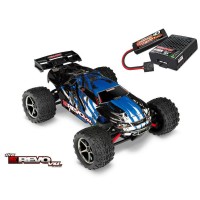 Traxxas E-Revo VXL 1/16e Bleu + Accu/Chargeur USB SUR-COMMANDE