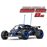 Traxxas Pro Scale Funco Sand Car 4X2 Bleu 8S SUR-COMMANDE