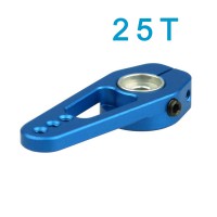 Palonnier alu bleu renforcé (25 dents) pour servos Savox/Futaba...