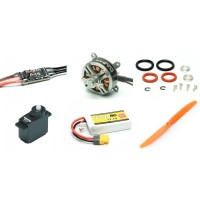 Motorisation combo pour RC Factory Crack Camel/Crack Fokker Red Baron