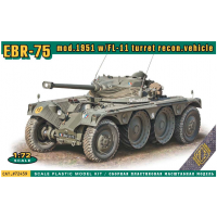 1/72e Ace Production EBR-90 véhicule reconnaissance 1951 avec tourelle FL-11