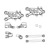 Set de triangles de suspension Carson X18