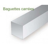 142-Evergreen 10 Baguettes carrées 355x1,01x1,01mm