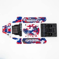 Carrosserie DB8SL rouge / bleue