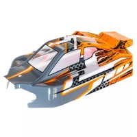 Carrosserie NXT EVO 4s orange/grise + Stickers