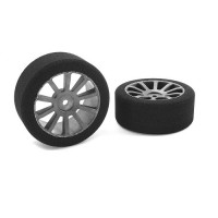 Roues mousses Corally Attack touring avant 26mm 42 shore 1/10e