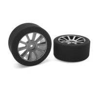 Roues mousses Corally Attack touring arrière 30mm 40 shore 1/10e