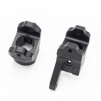 Etriers avants CRX en aluminium usinés Noir