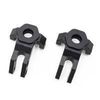 Fusées avants droite/gauche CRX en aluminium usinées Noir