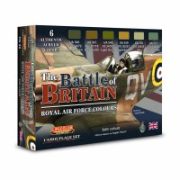 Set de six peintures acrylique LifeColor CS35 Battle of Britain WWII