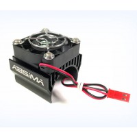 Dissipateur thermique supérieur métal 38mm, noir 1/8e