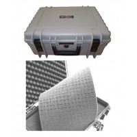 Valise étanche grise avec mousse à découper pour Drone 