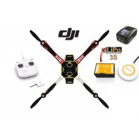 ∆ Dji F450 e305 - COMBO V2, Naza-M V2+GPS, Radio DJI DT7 new, Lipo 3s 2600, chargeur rapide