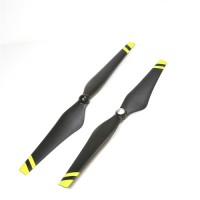 Paire d'hélices DJI 12x4.2" auto-serrantes noires et jaunes (rotation horaire et anti-horaire) - MOTORISATIONS E600