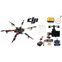 ∆ DJI F550 E300 - NAZA-M V2+GPS + Zenmuse H3-2D+Train+Radio MX12+LiPo+Chargeur- MONTÉ et RÉGLÉ
