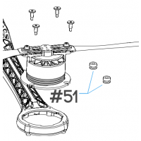 Silent Blocs Moteur - DJI S800 EVO