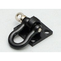Crochet King Kong "Tow Shackle" noir sur support pour Crawlers 1/10