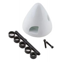 Cône Dubro bipale nylon 44,5mm Blanc