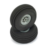 Roues avion mousse 63,5mm super légères, jante nylon (paire)