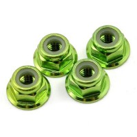 ECROUS NYLSTOP ALU EPAULES 4MM (4) VERT