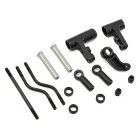 Renvoi de direction, paliers et axes Circuit 4wd 1/10e