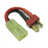 Adaptateur Dean/T plug mâle -> mini Tamiya femelle