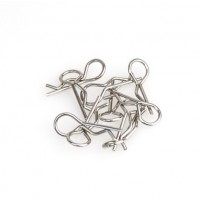 Clips de carrosserie chromés 1/10e FAST (8)